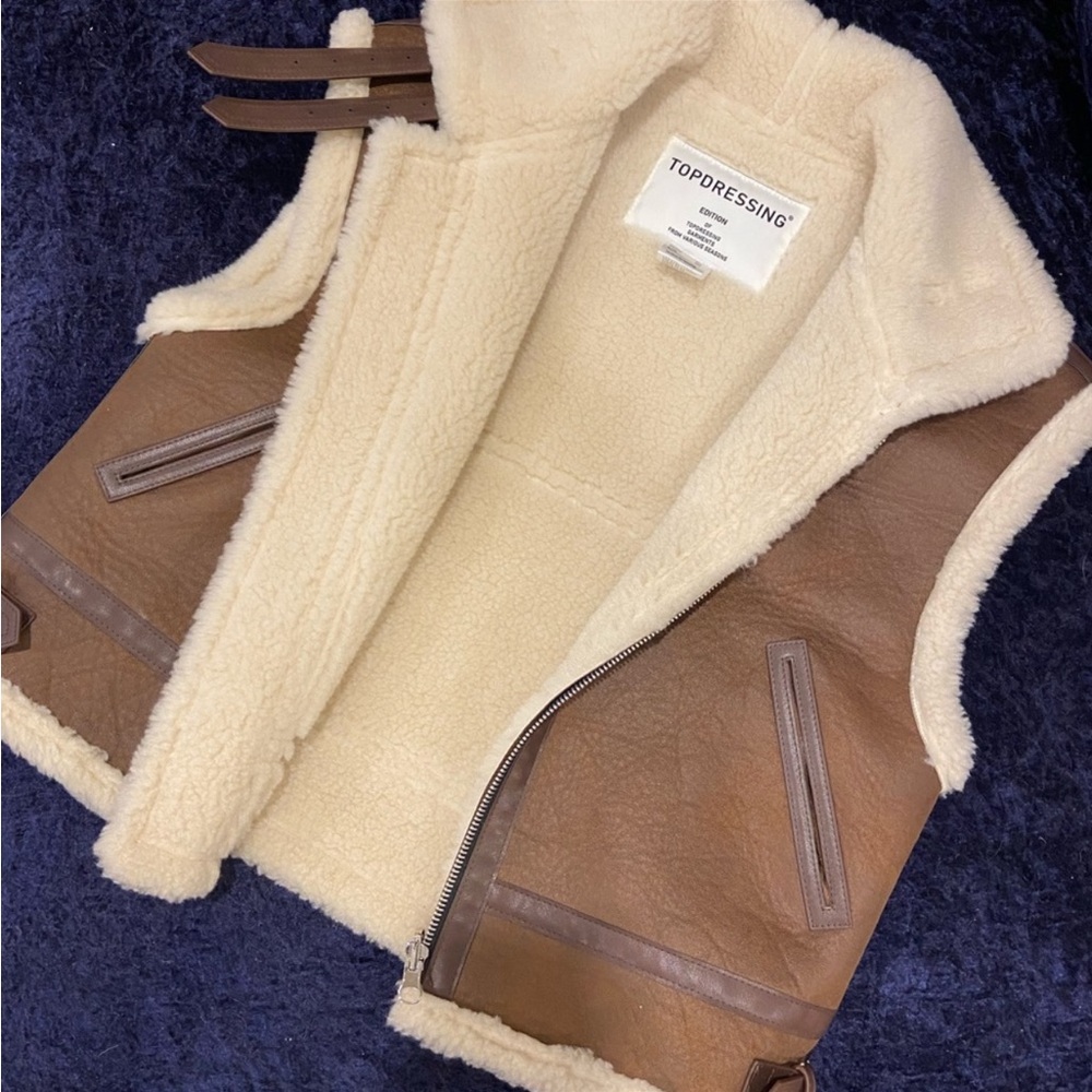 The Source Unknown Reversible Eco Shearling Vest